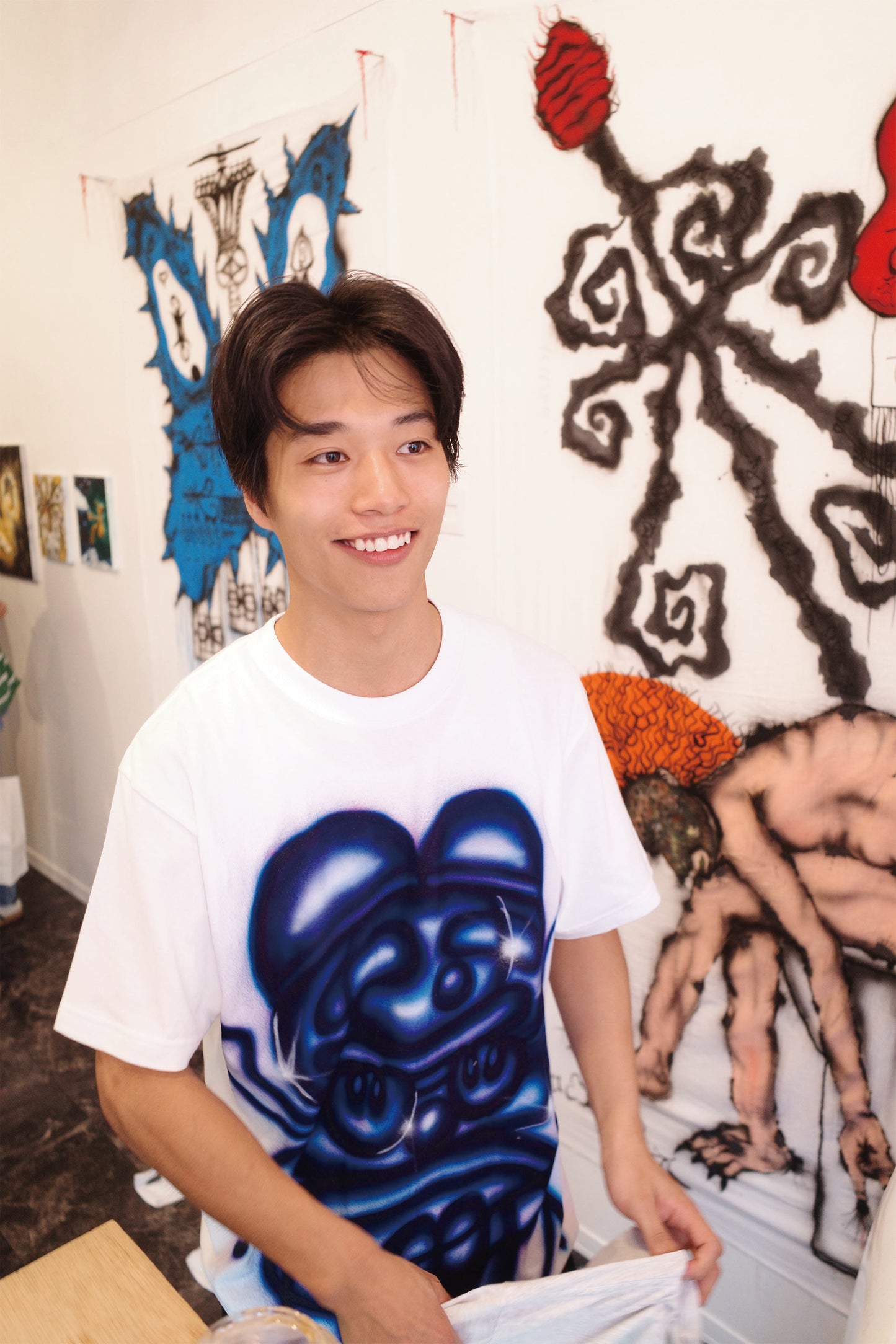 Amulet cat tee L